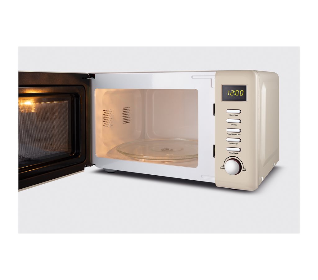 Cream Retro Microwave Oven | Mutual